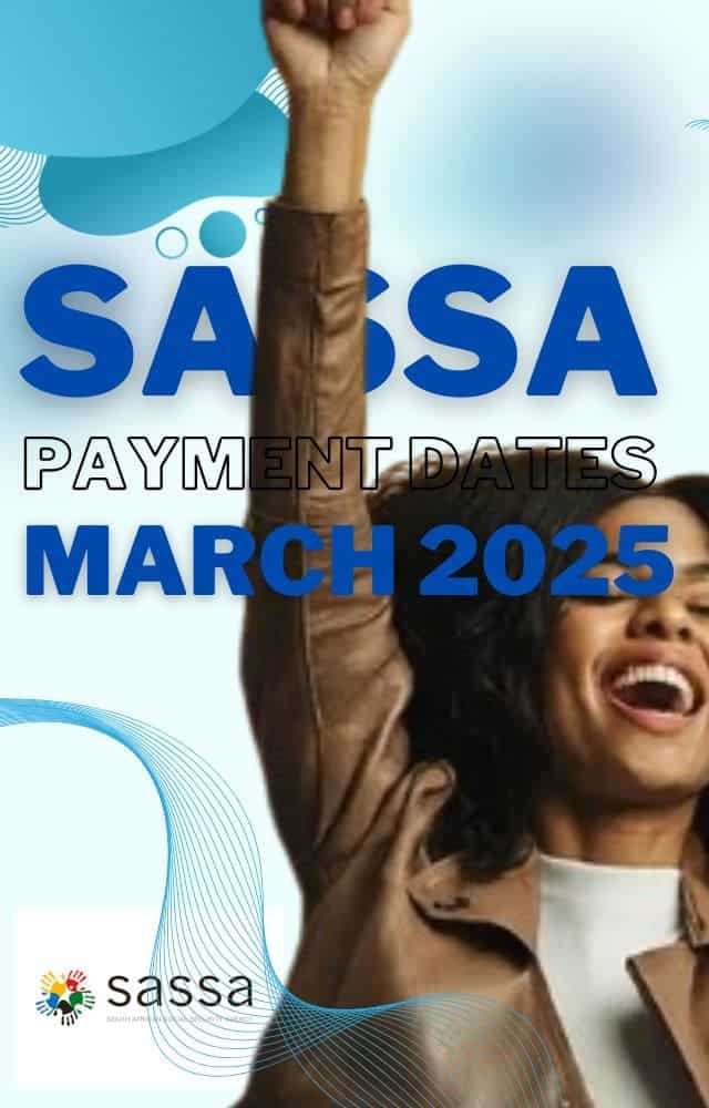 SASSA Payment Dates March 2025